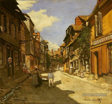  rue Tableaux - Le Rue de La Bavolle à Honfleur II Claude Monet